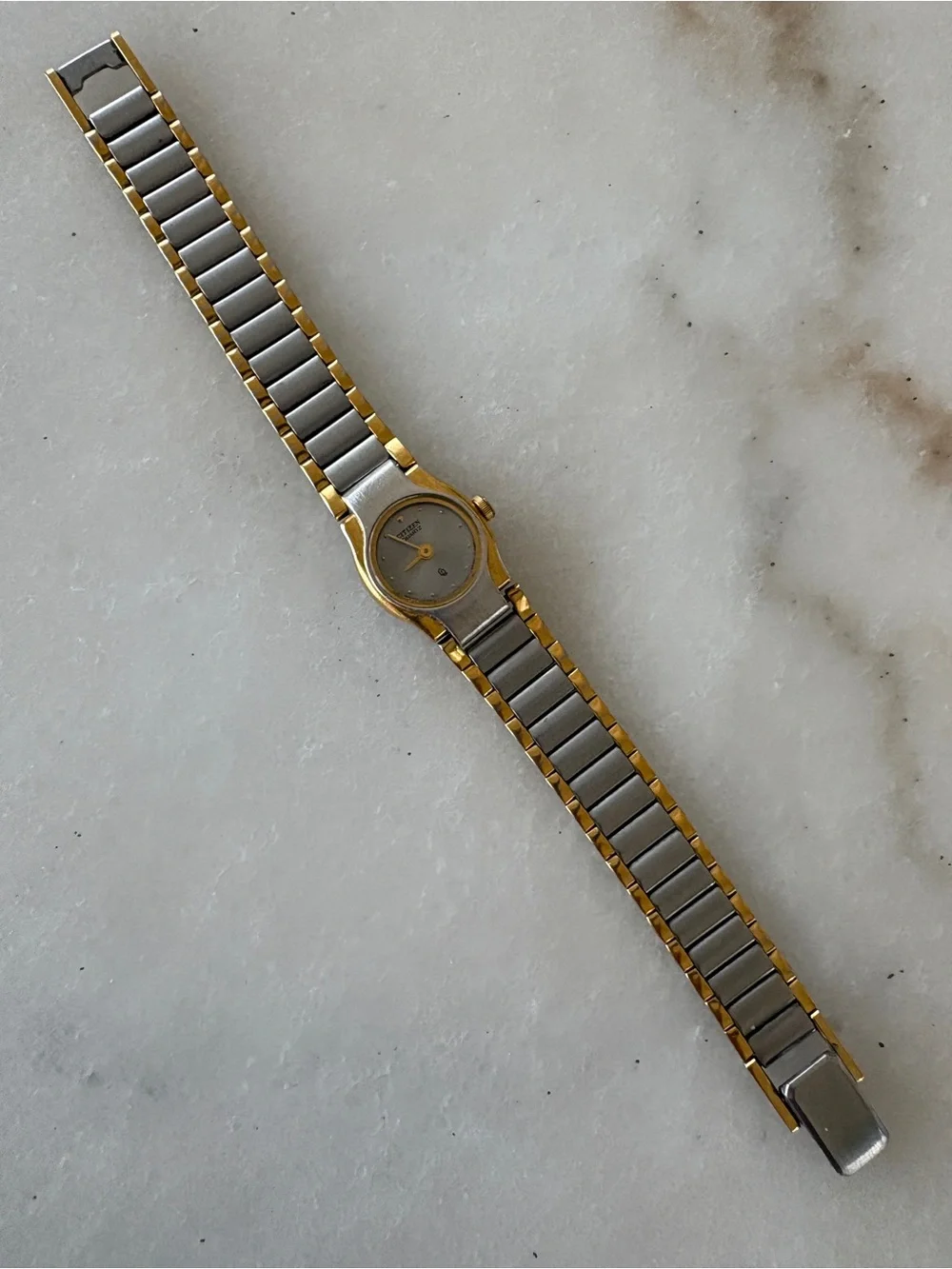 Citizen Two-Tone Silver and Gold Ladies Bracelet Watch